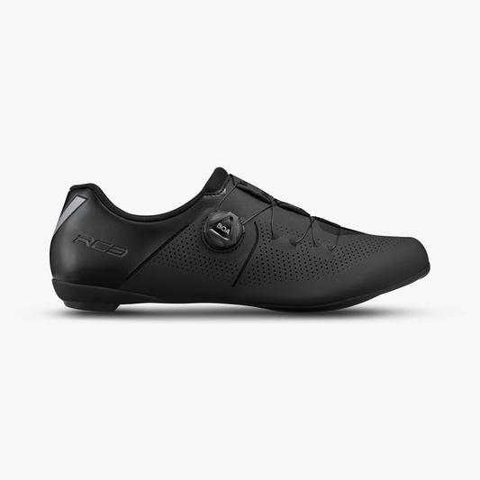 SHIMANO RC302 BICYCLE SHOES | BLACK  WIDE