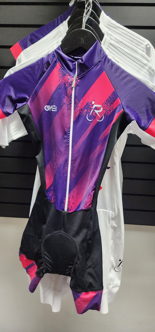 Skinsuit One Bikers Rosa/Violeta/Negro Dama