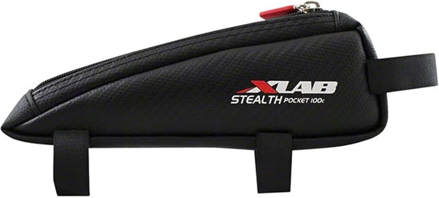 XLAB Stealth Pocket 100 Top Tube Bag - Carbon