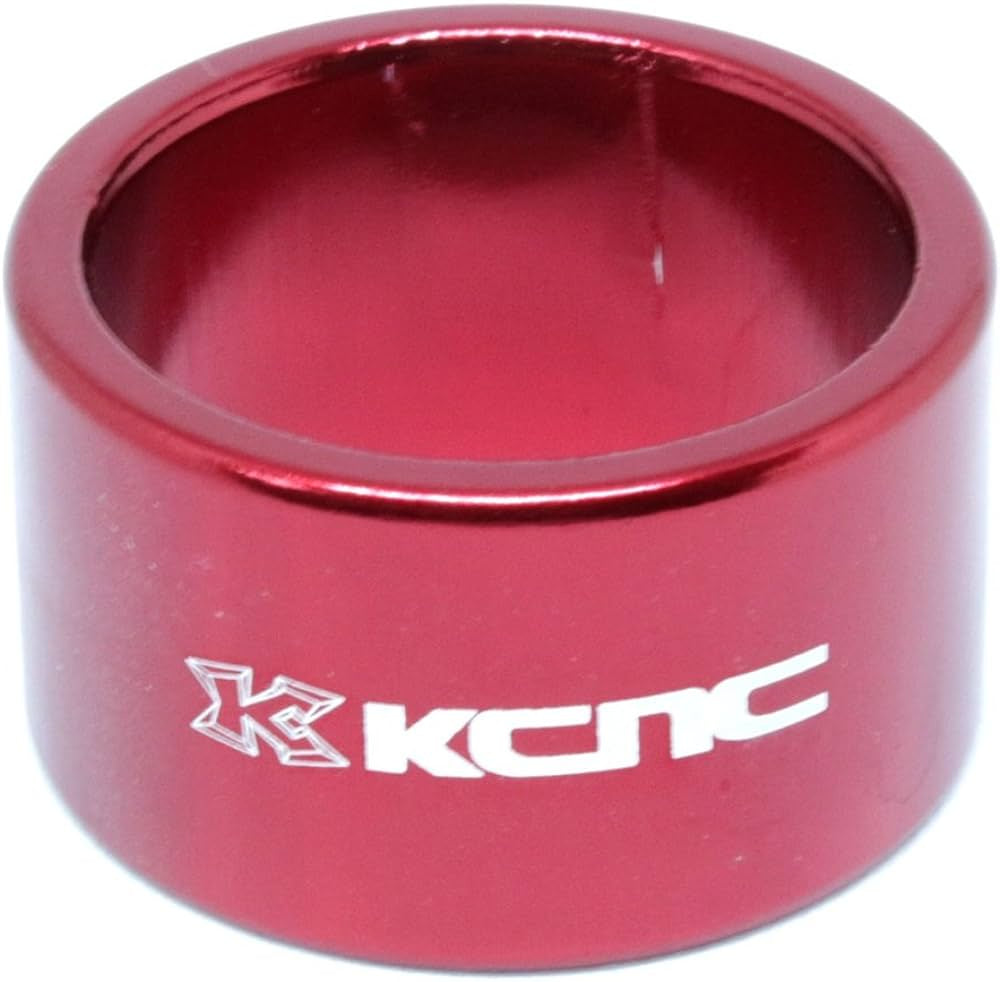 KCNC HEADSET SPACER HOLLOW DESIGN 6061AL 28.6MM/14MM RED