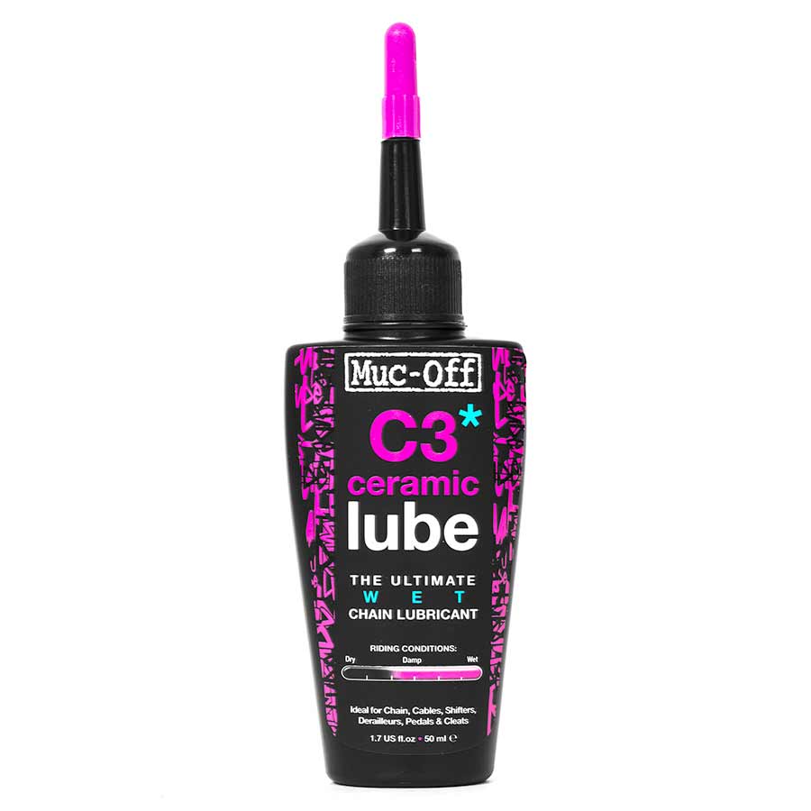 Muc-Off C3 Wet Ceramic Bike Chain Lube - 50ml, Drip