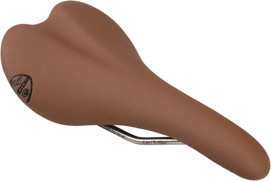 All-City Gonzo Perf Brown Leather Saddle