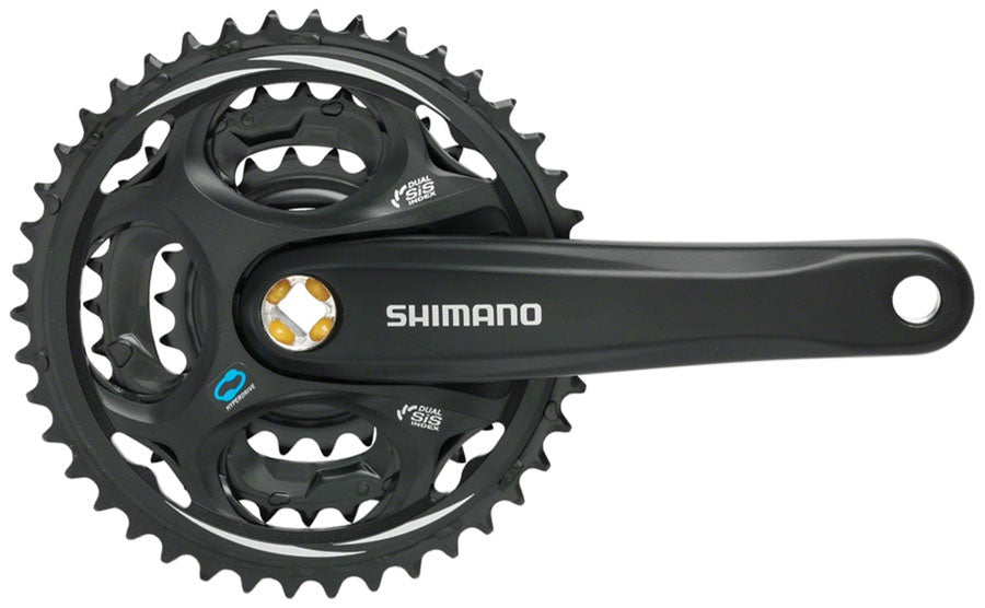 Shimano Altus FC-M311 Crankset - 175mm, 7/8-Speed, 42/32/22t, Riveted, Square Taper JIS Spindle Interface, Black