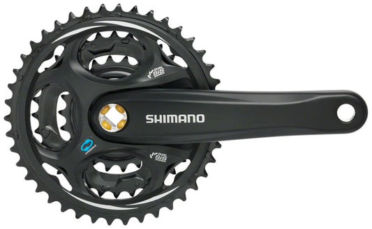 Shimano Altus FC-M311 Crankset - 175mm, 7/8-Speed, 42/32/22t, Riveted, Square Taper JIS Spindle Interface, Black