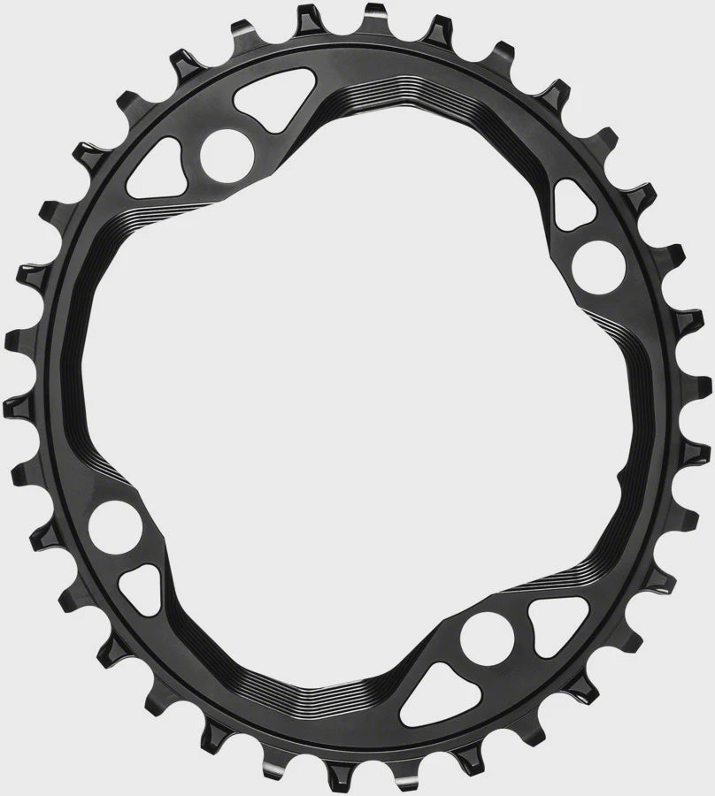 ABSOLUTEBLACK NARROW WIDE OVAL CHAINRINGS - 104MM BCD
