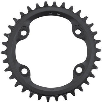Shimano FC-MT610 Chainring - 34t, 12-Speed, Asymmetric 96 BCD, Black