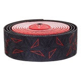 Supacaz Super Sticky Kush Bar Tape, Starfade, Red/Black