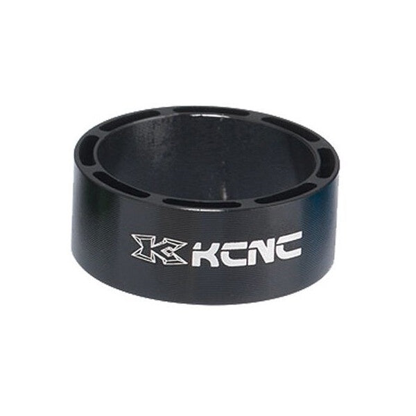 KCNC HEADSET SPACER HOLLOW DESIGN 6061AL 28.6MM/14MM BLACK