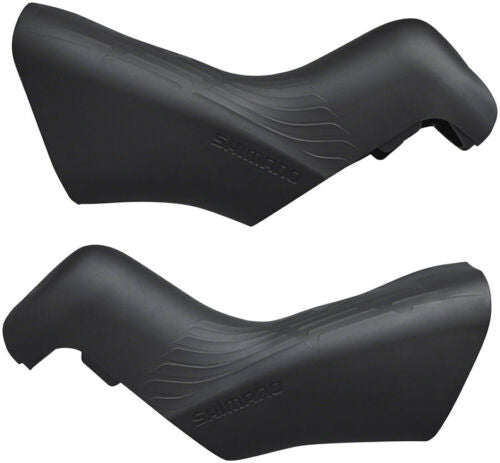 SHIMANO ULTEGRA ST-R8170 DI2 STI LEVER HOODS - BLACK, PAIR