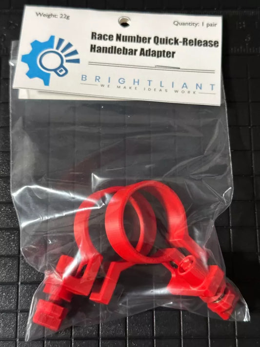 BRIGHTLIANT RACE NUMBER QUICK-RELEASE HANDLEBAR ADAPTER