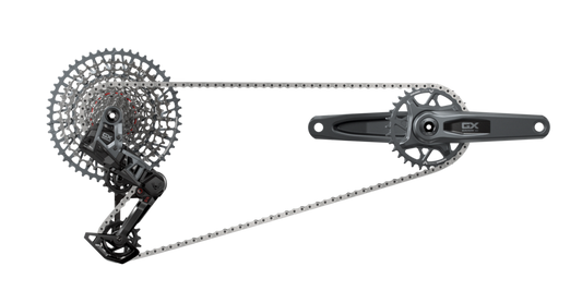 SRAM GX T-Type Eagle Transmission Groupset - 170mm Crank, 32t Chainring, AXS POD Controller, 10-52t Cassette, Rear Derailleur, Chain