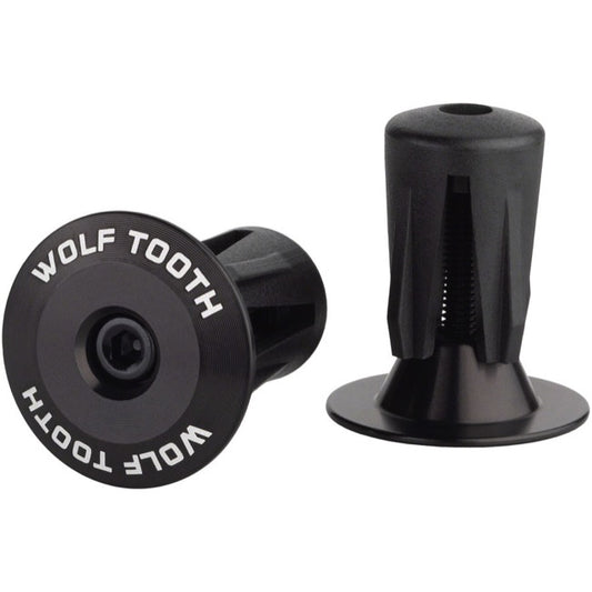 WOLFTOOTH ALLOY BAR END PLUGS ANODIZED COMPONENTS BLACK