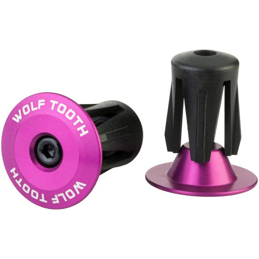 WOLFTOOTH BAR END PLUGS ANODIZED COMPONENTS PURPLE