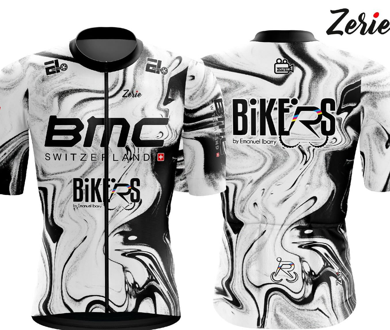 JERSEY BMC BLANCO Y NEGRO