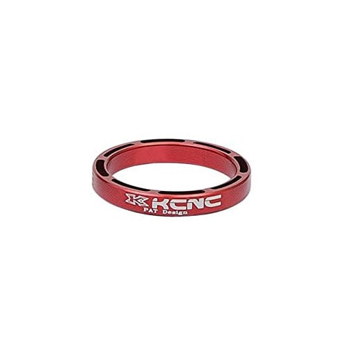 KCNC HEADSET SPACER HOLLOW DESIGN 6061AL 28.6MM/5MM RED
