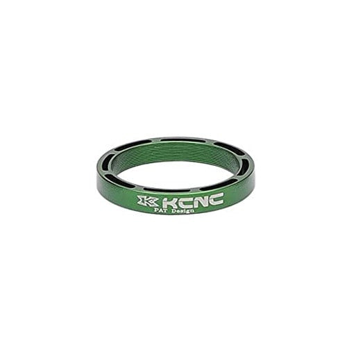 KCNC HEADSET SPACER HOLLOW DESIGN 6061AL 28.6MM/5MM GREEN