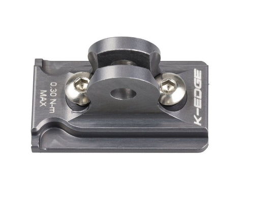 K-EDGE NiteRider Adapter: for K-EDGE Go Big Mounts and Combo Mounts, Gun Metal