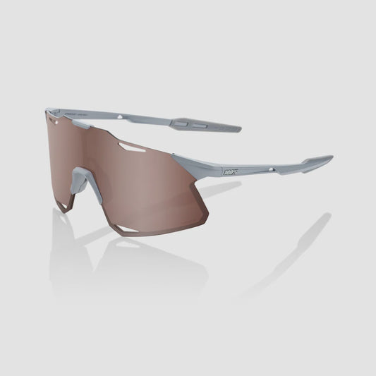 100%  MATTE STONE GREY HIPER CRIMSON SILVER MIRROR LENS