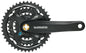 Shimano Altus FC-M311 Crankset - 175mm, 7/8-Speed, 42/32/22t, Riveted, Square Taper JIS Spindle Interface, Black