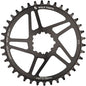 WOLF TOOTH DIRECT MOUNT CHAINRING - 38T, SRAM DIRECT MOUNT, FOR SRAM 3-BOLT, 6MM OFFSET, DROP-STOP B, FLATTOP COMPATIBLE, BLACK