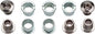 Sugino 5-Bolt Chainring Set - For 2x, 9mm, Chrome Plated