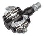 MSW MP-100 PEDALS - DUAL SIDED CLIPLESS, ALUMINUM, 9/16", BLACK/SILVER