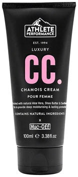 ATHLETE PERFORMANCE BY MUC-OFF WOMEN'S LUXURY CC CHAMOIS CREAM: 100ML TUBE