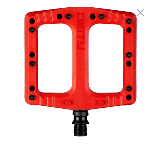 Deity Deftrap Pedals Red