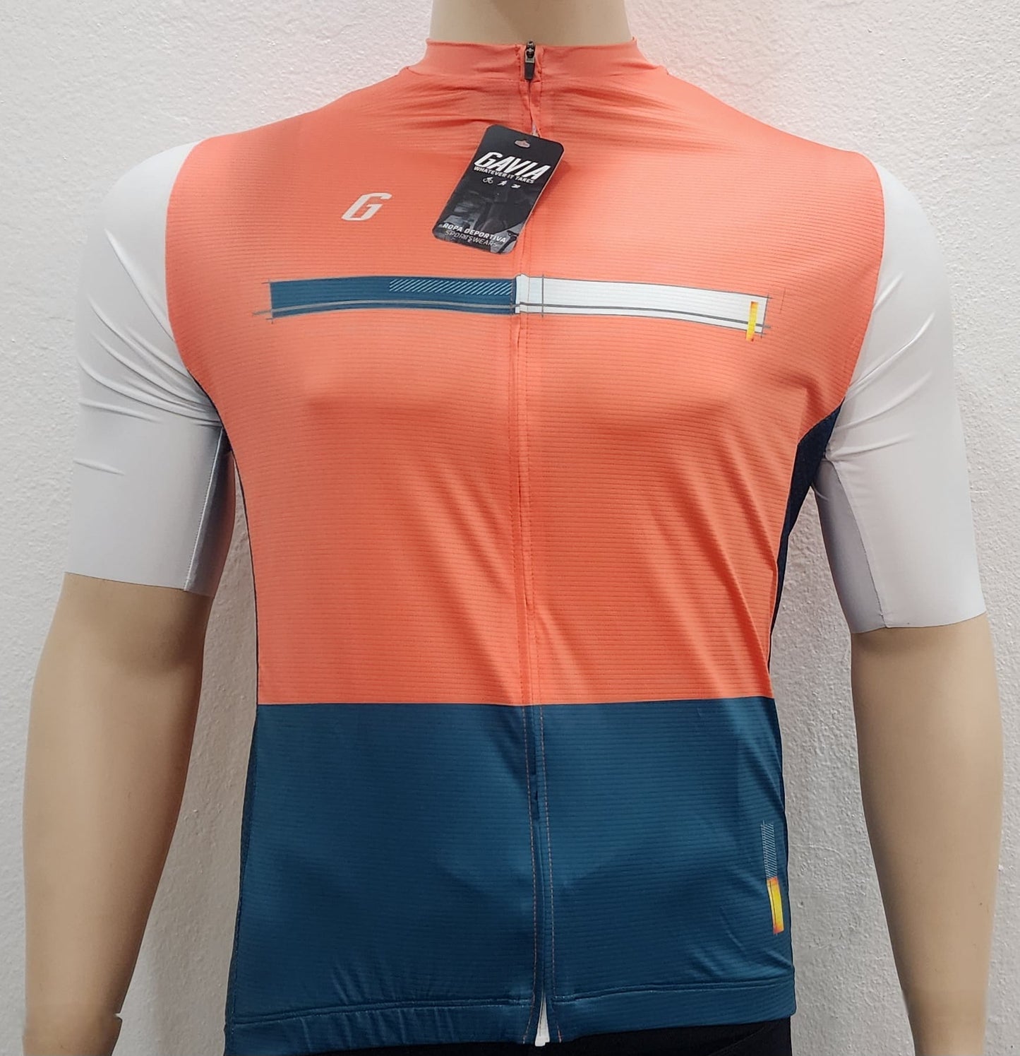 GAVIA JERSEY NARANJA Y VERDE MC