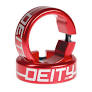 DEITY COMPONENTS GRIP CLAMPS RED