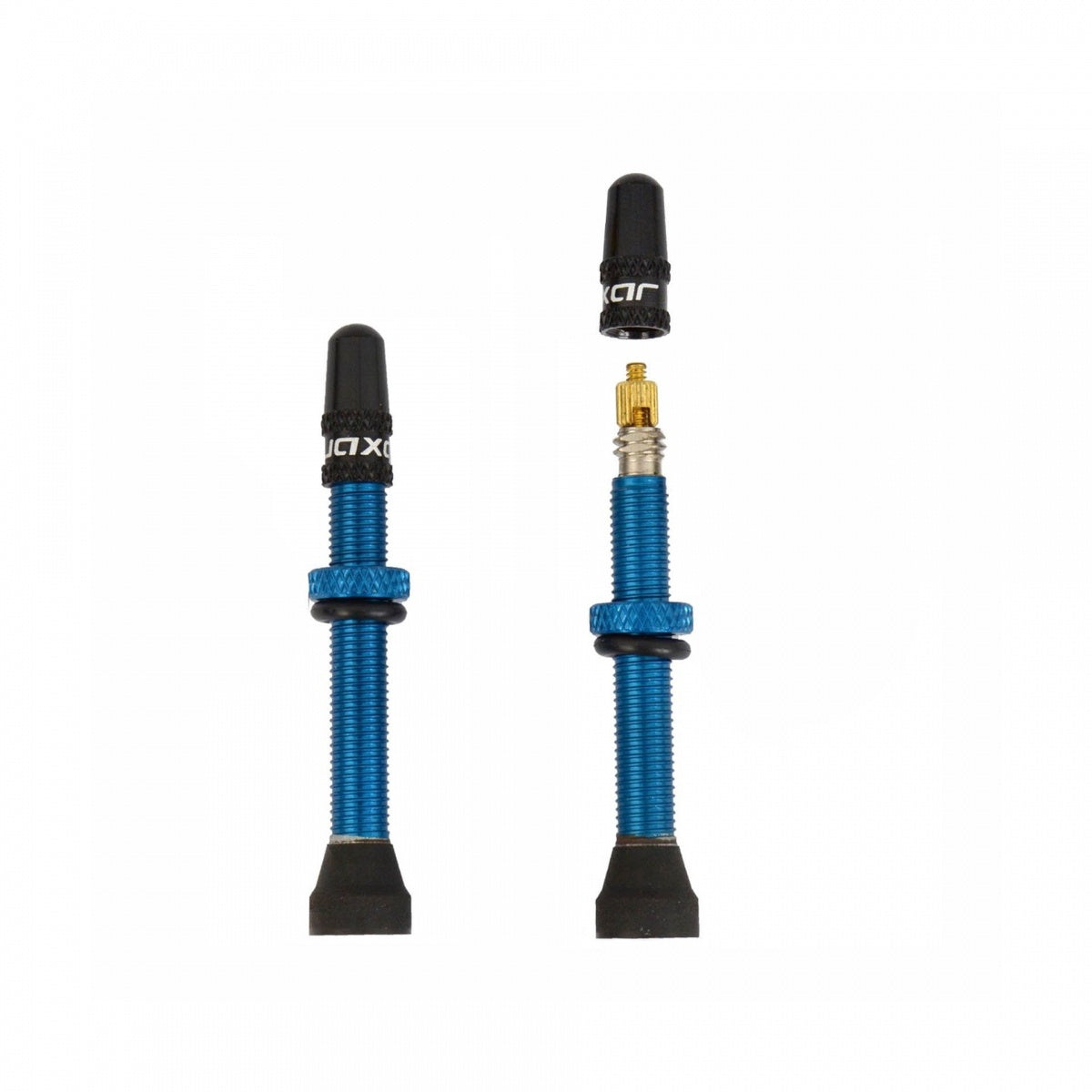 Quaxar 45MM Tubeless Valves Blue Colour