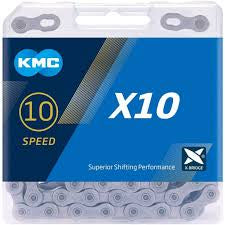 KMC X10 10-Speed chain silver