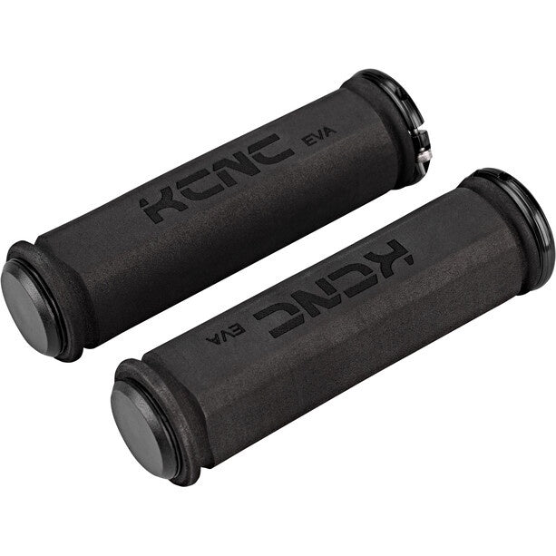 KCNC EVA LOCK ON GRIPS BLACK