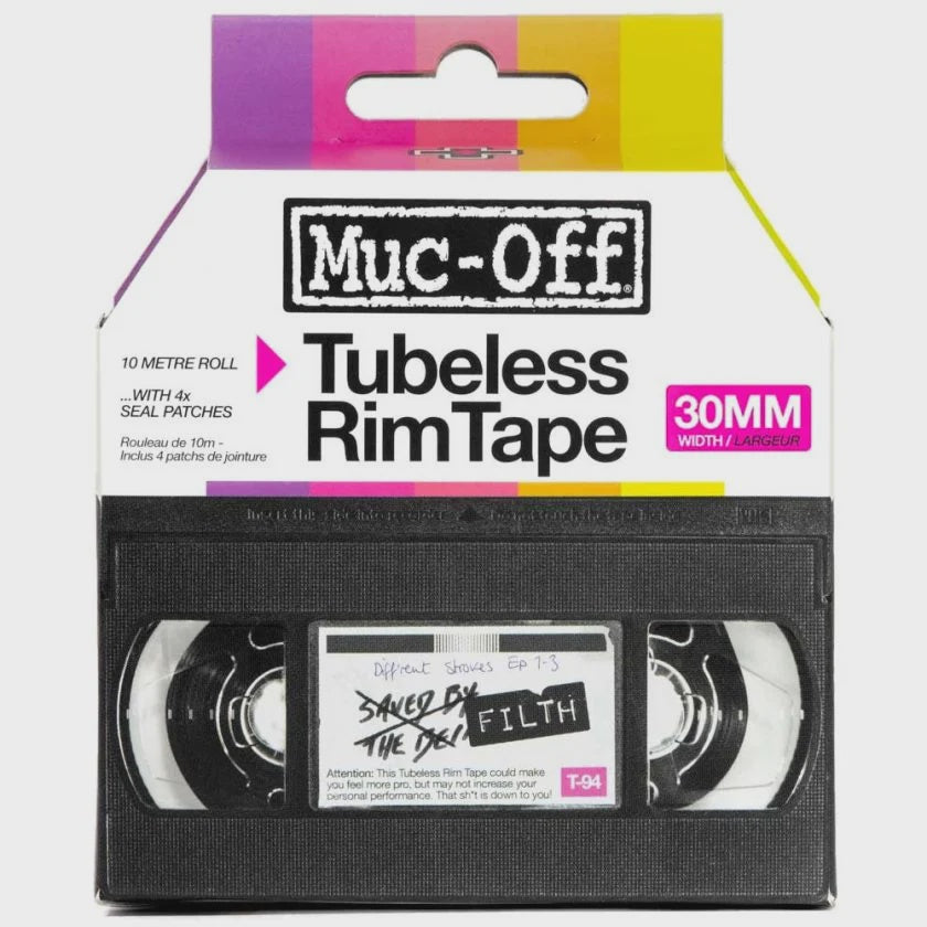 MUC-OFF RIM TAPE, 30MM - 10 METER ROLL