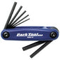 Park Tool Folding Hex Wrench Set, AWS-10, Blue Park Tool » Tools from Park Tool » Hex/Torx/Nut Wrenches from Park Tool
