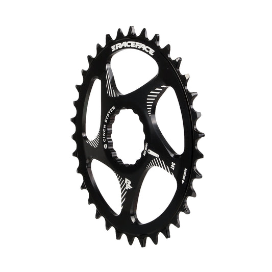 RACEFACE CHAINRING CINCH DM OVAL 34T BLK 10-12S