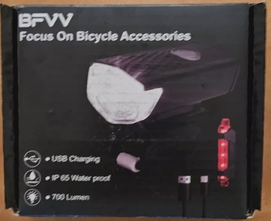 Faro LED y luz trasera para bicicleta BFVV-