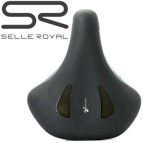 Selle Royal Lookin Gel Relaxed Comfort Elastomer Bumper Saddle Unisex Black