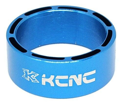 KCNC HEADSET SPACER HOLLOW DESIGN 6061AL 28.6MM/14MM BLUE