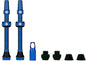 Muc-Off V2 Tubeless Valve Kit - Blue, 44mm, Pair