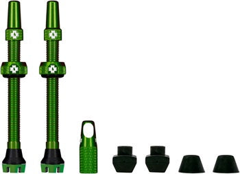 Muc-Off V2 Tubeless Valve Kit - Green, 44mm, Pair