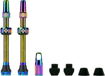 Muc-Off V2 Tubeless Valve Kit - Iridescent, 44mm, Pair