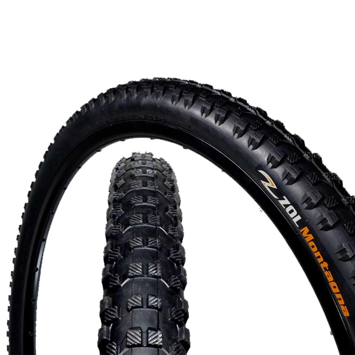 Zol Montagna Mtb Mountain Wire Bike Bicycle Tire 29x2.10" 29er Black