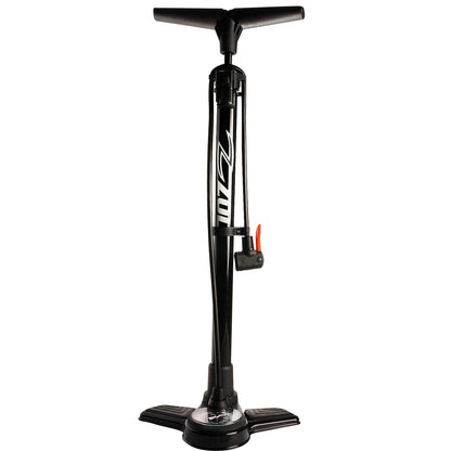 Zol Bike Pump High Pressure Bicycle Floor Pump Up to 160PSI/11BAR with Gauge and Smart Head