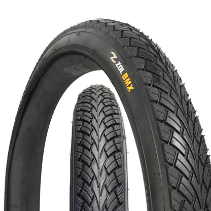 Zol BMX Wire Bike Bicycle Tire 20x1.75C G5001 Black