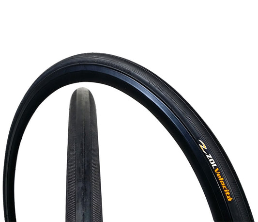 Zol Velocita Road Wire Bike Bicycle Tire 700x23C Z1233 Black