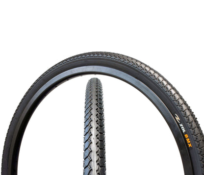 Zol Bmx Wire Bike Bicycle Tire 20x1 3/8c G5012 Black